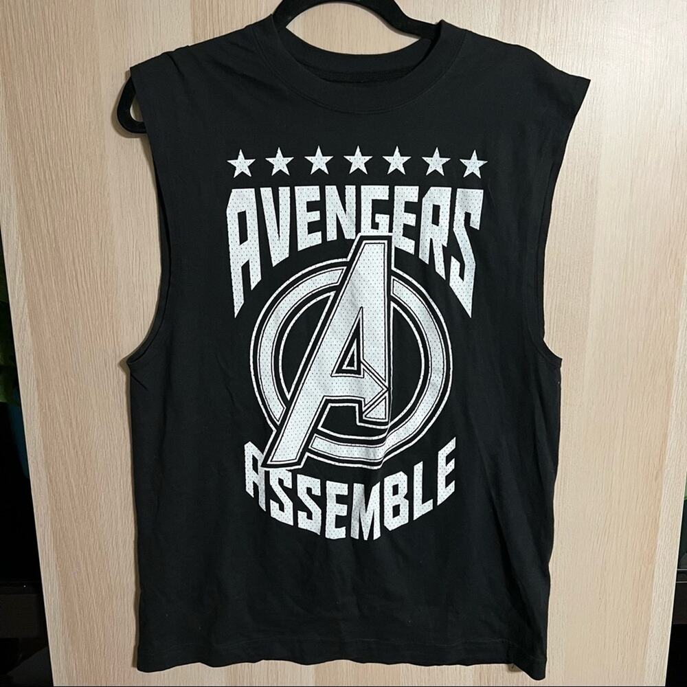 Marvel Avengers Cutoff Sleeve Muscle T-shirt